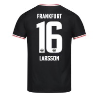 Eintracht Frankfurt Hugo Larsson #16 Bortedrakt 2023-24 Kortermet